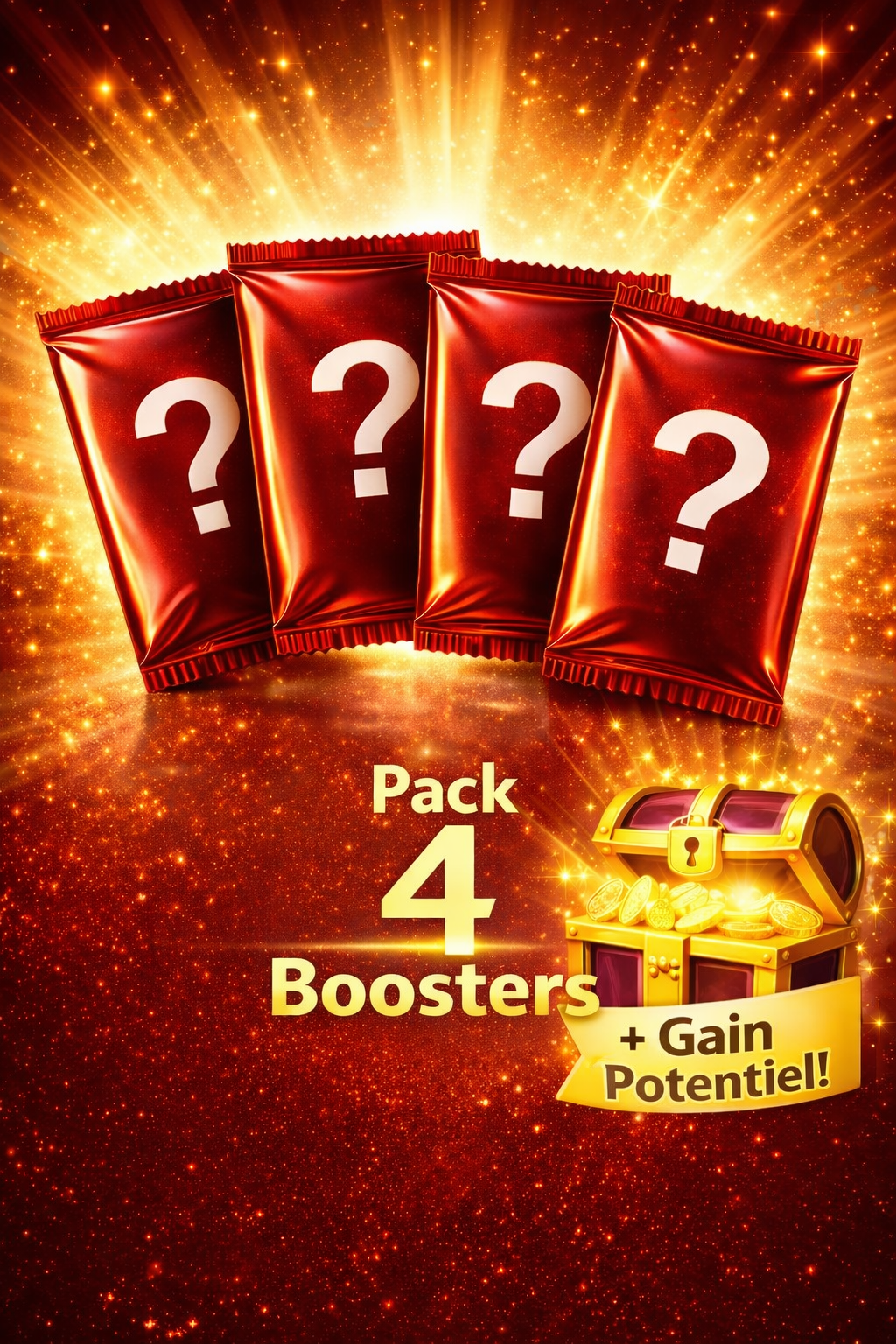 Pack BONUS 4 boosters Pokémon FR