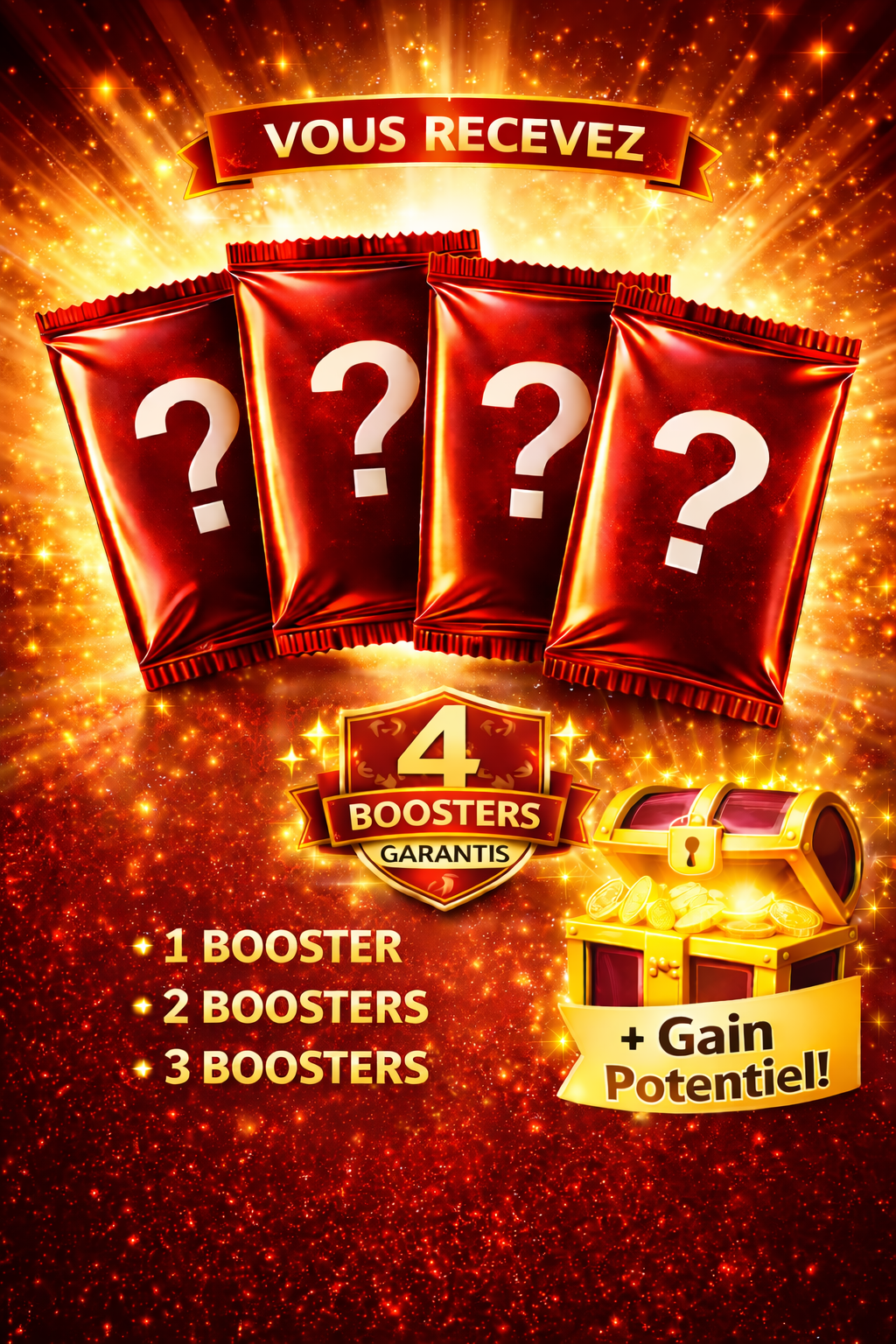 Pack BONUS 4 boosters Pokémon FR