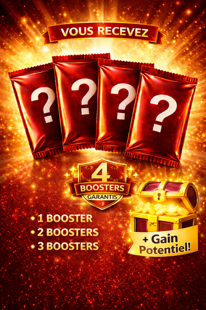 Pack BONUS 4 boosters Pokémon FR